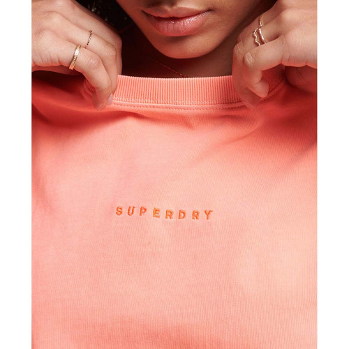 Superdry Γυναικεία κοντομάνικη μπλούζα Code Surplus Micro Boxy Tee